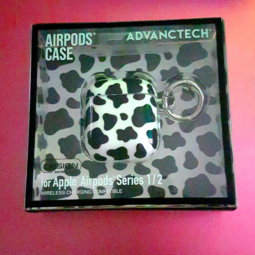 Cow Apple Airpods 1st & 2nd Gen case